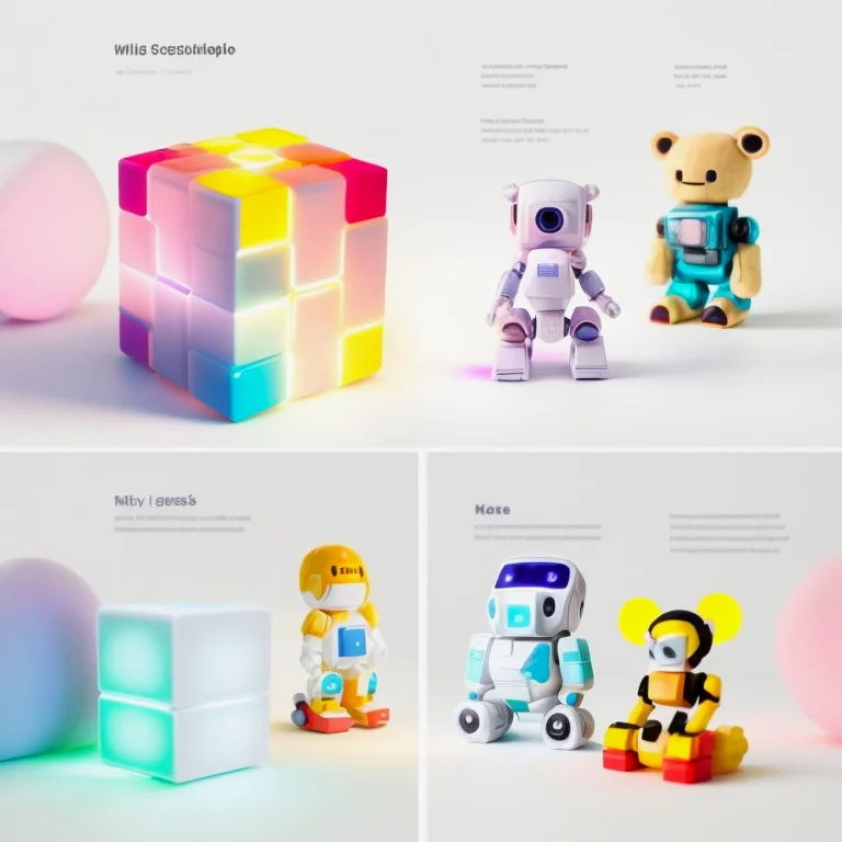 Roboterspielzeug in Aktion